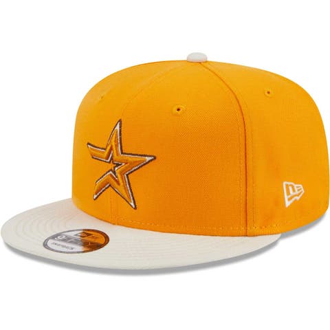 Men's New Era Gold Houston Astros Tiramisu  9FIFTY Snapback Hat