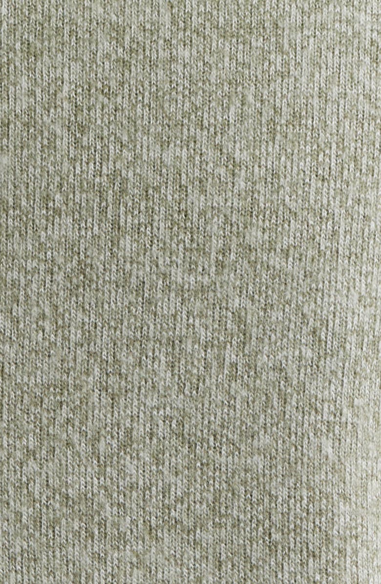 Scott Barber Marled Sweater Knit Quarter Zip Pullover, Alternate, color, Agave