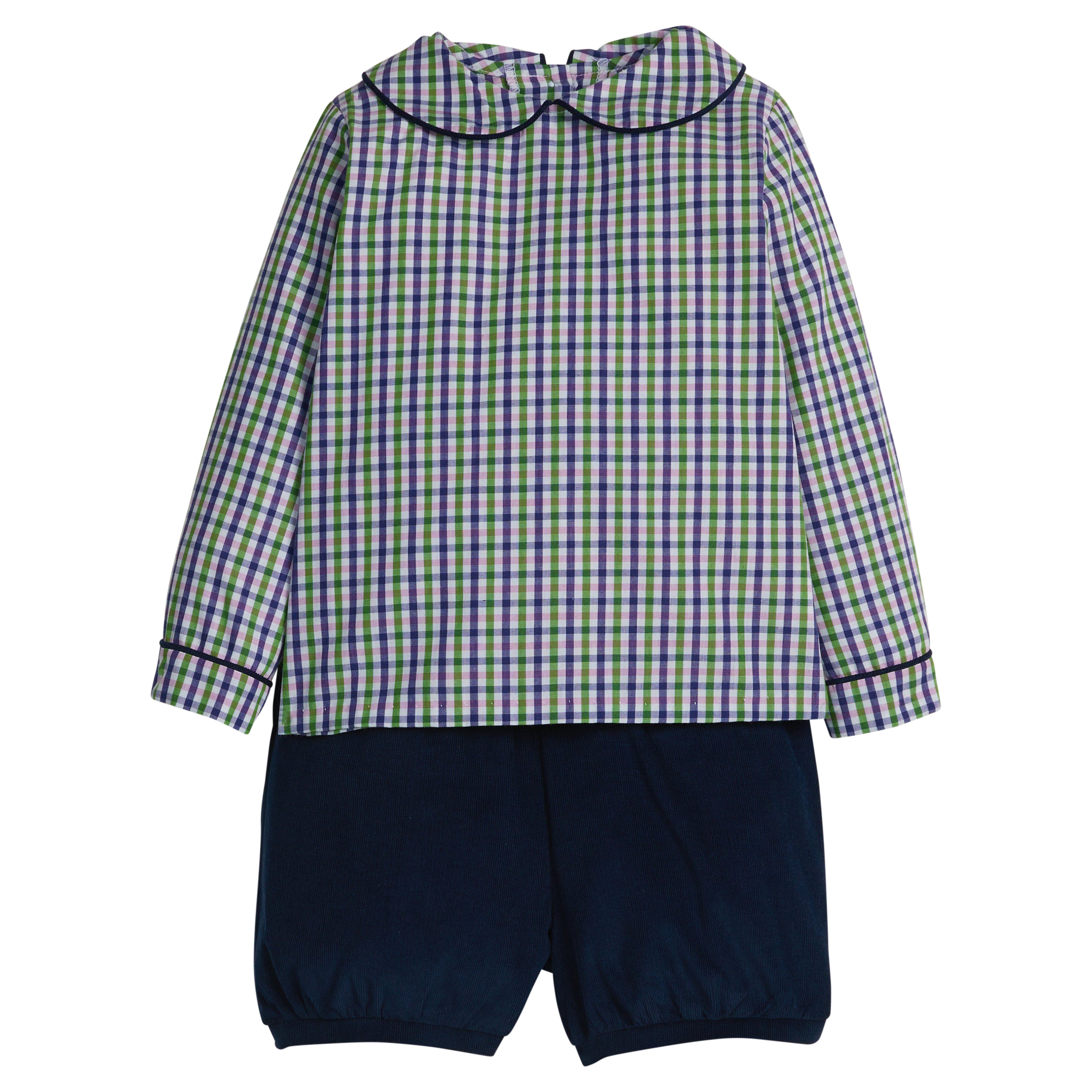 Little English Kids' Nottingham Short Set in Coventry Plaid 