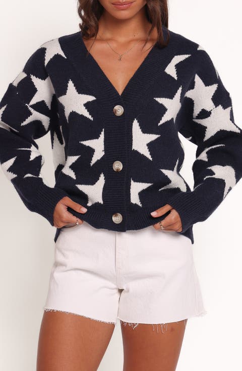 Sailor Star Intarsia Cardigan