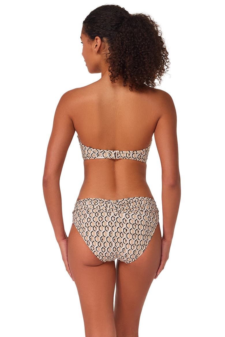 Loretta Bandeau Bikini Swimsuit Top - F Cup, Alternate, color, Sand Drift