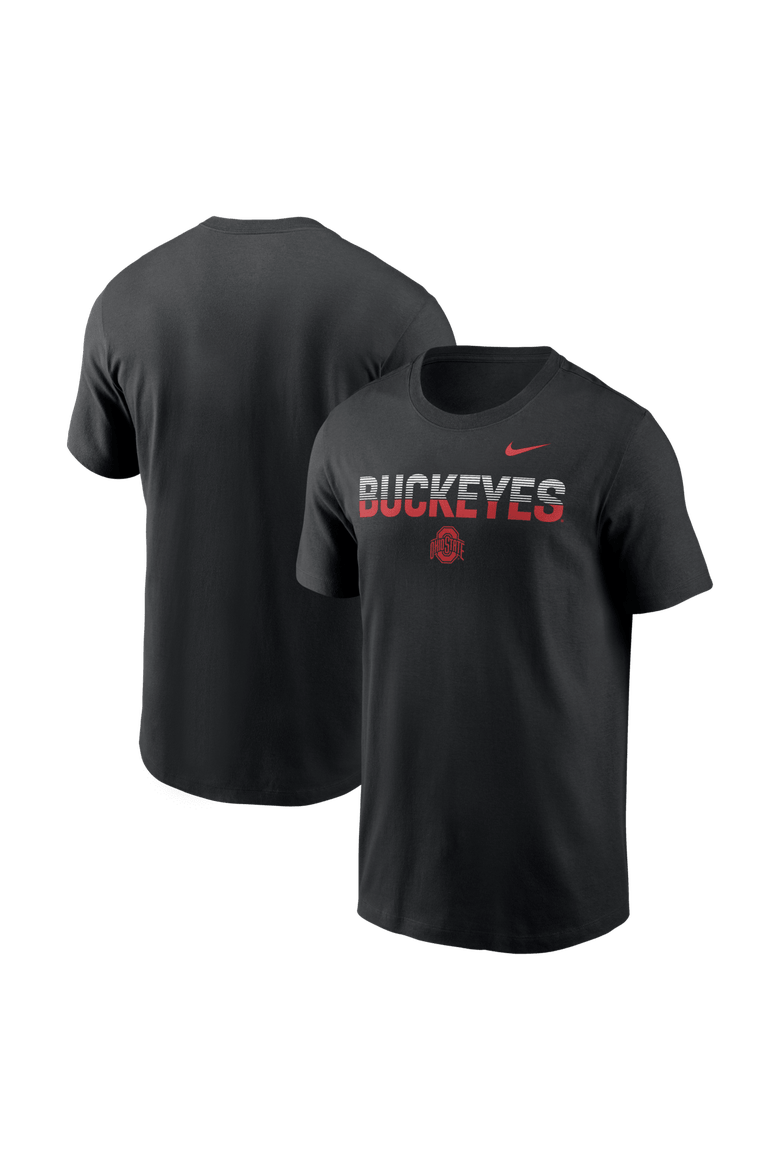 Men's Nike Black Ohio State Buckeyes Primetime Kinetic T-Shirt, Main, color, Black