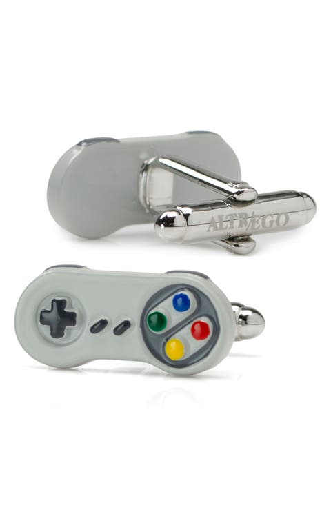 3D Retro Game Controller Cuff Links