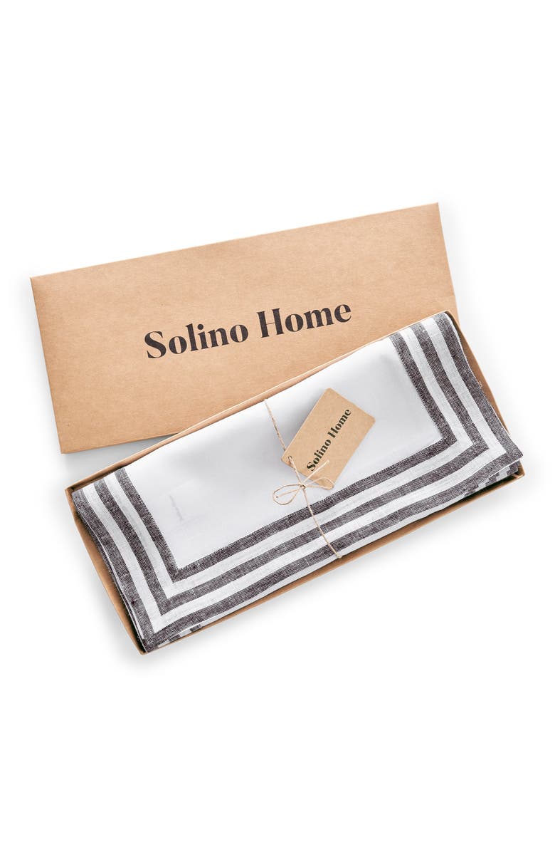 Solino Home Linen Table Runner for Dining Table, Holiday and Everyday Table Decor - Mila, Alternate, color, 