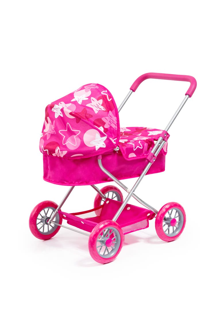 Pram Smarty Set 6 in 1 Modern Doll Stroller for Dolls Up to 18 Inch, Alternate, color, Pink