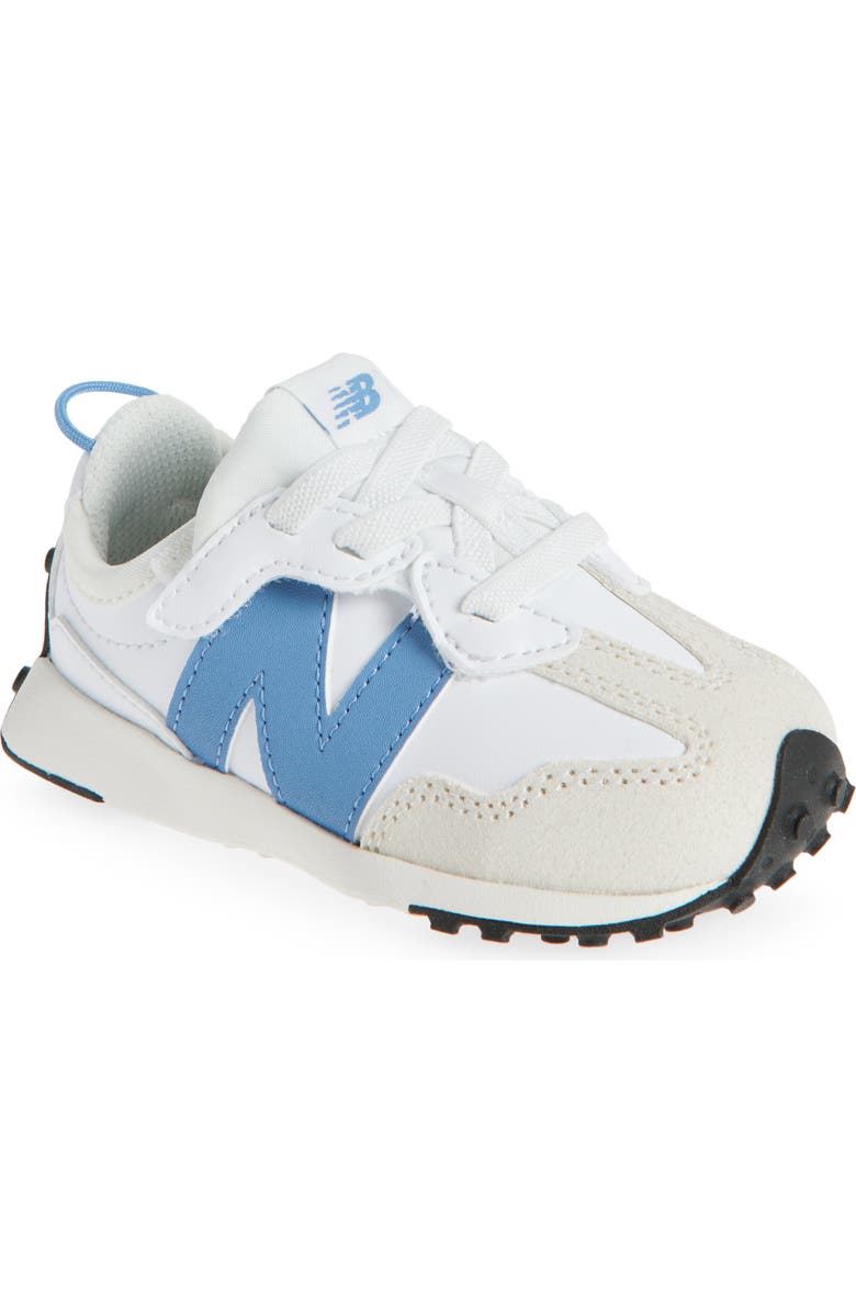 New Balance Kids' 327 Sneaker, Main, color, White/ Blue Laguna