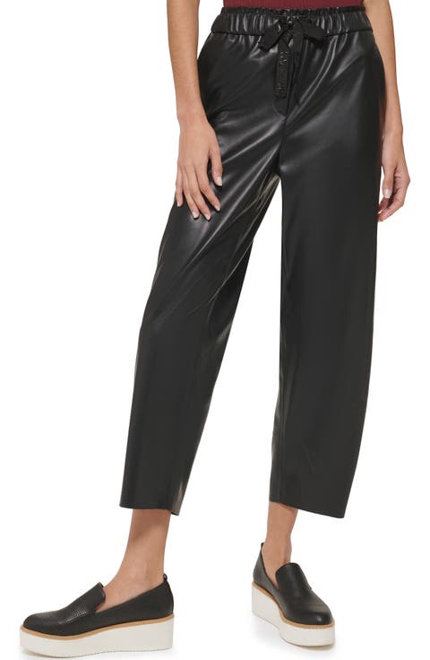 Butter Faux Leather Crop Pants