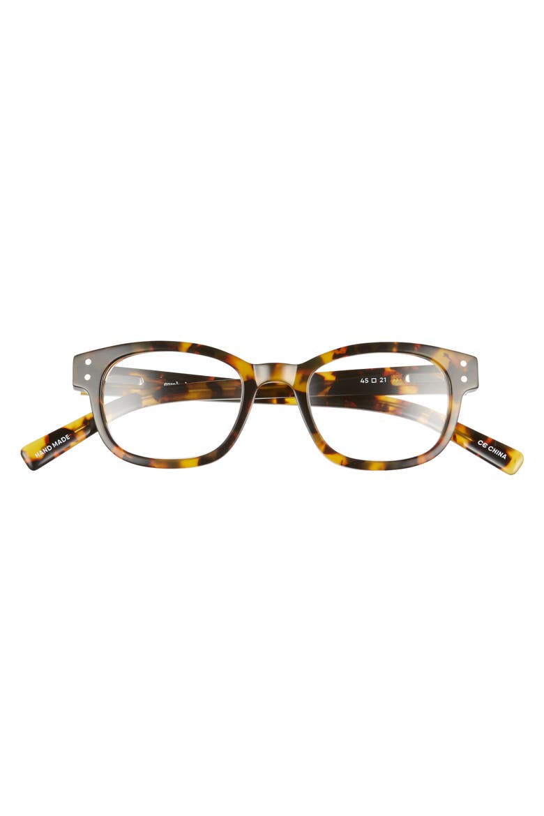 Biff 45mm Square Reading Glasses, Main, color, TOKYO TORTOISE