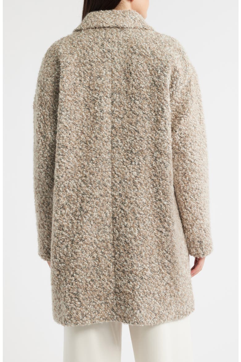 Notch Collar Long Coat, Alternate, color, BISCUIT BEIGE