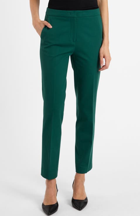 Ranna Cropped Pant in Soft Stretch Crepe