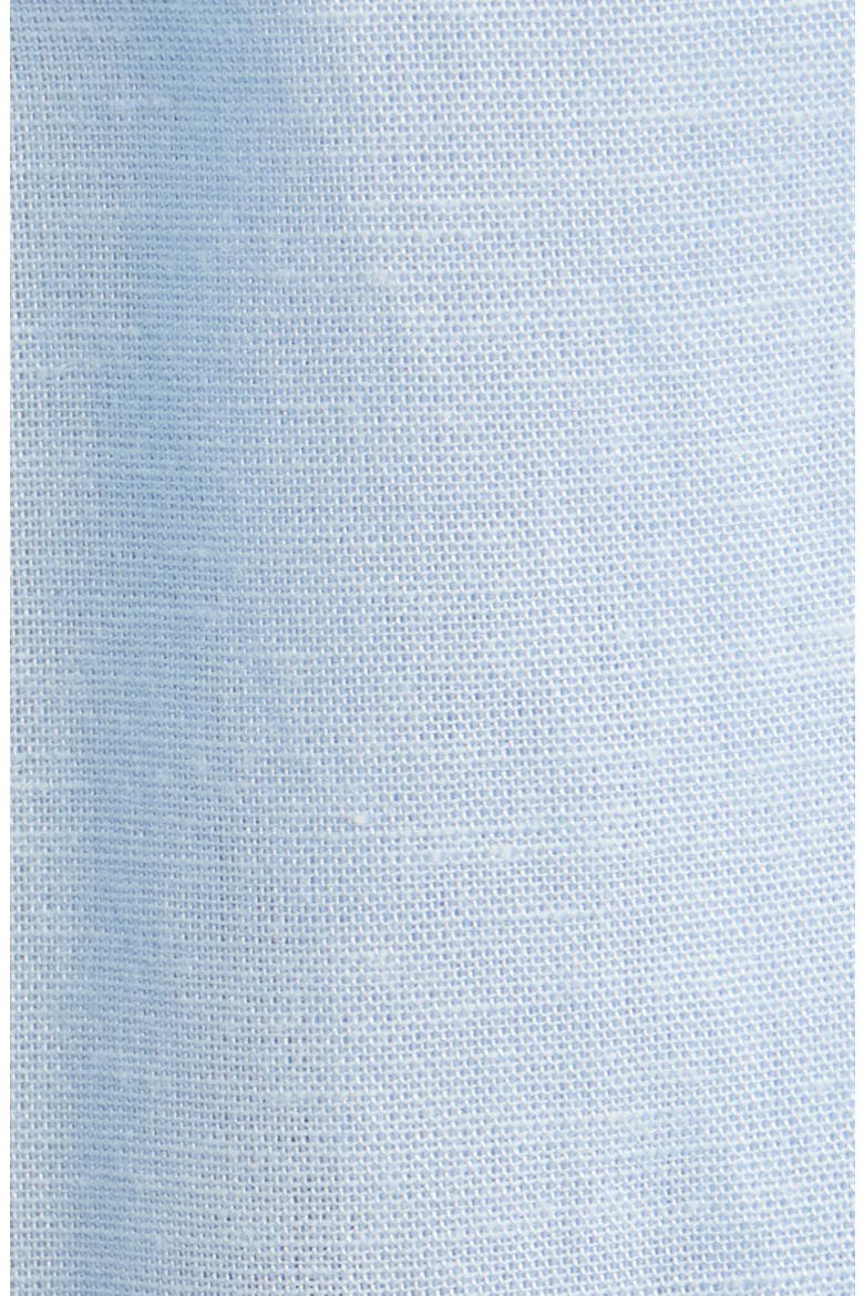 Linen Blend Drawstring Cover-Up Shorts, Alternate, color, BLUE FLOATY