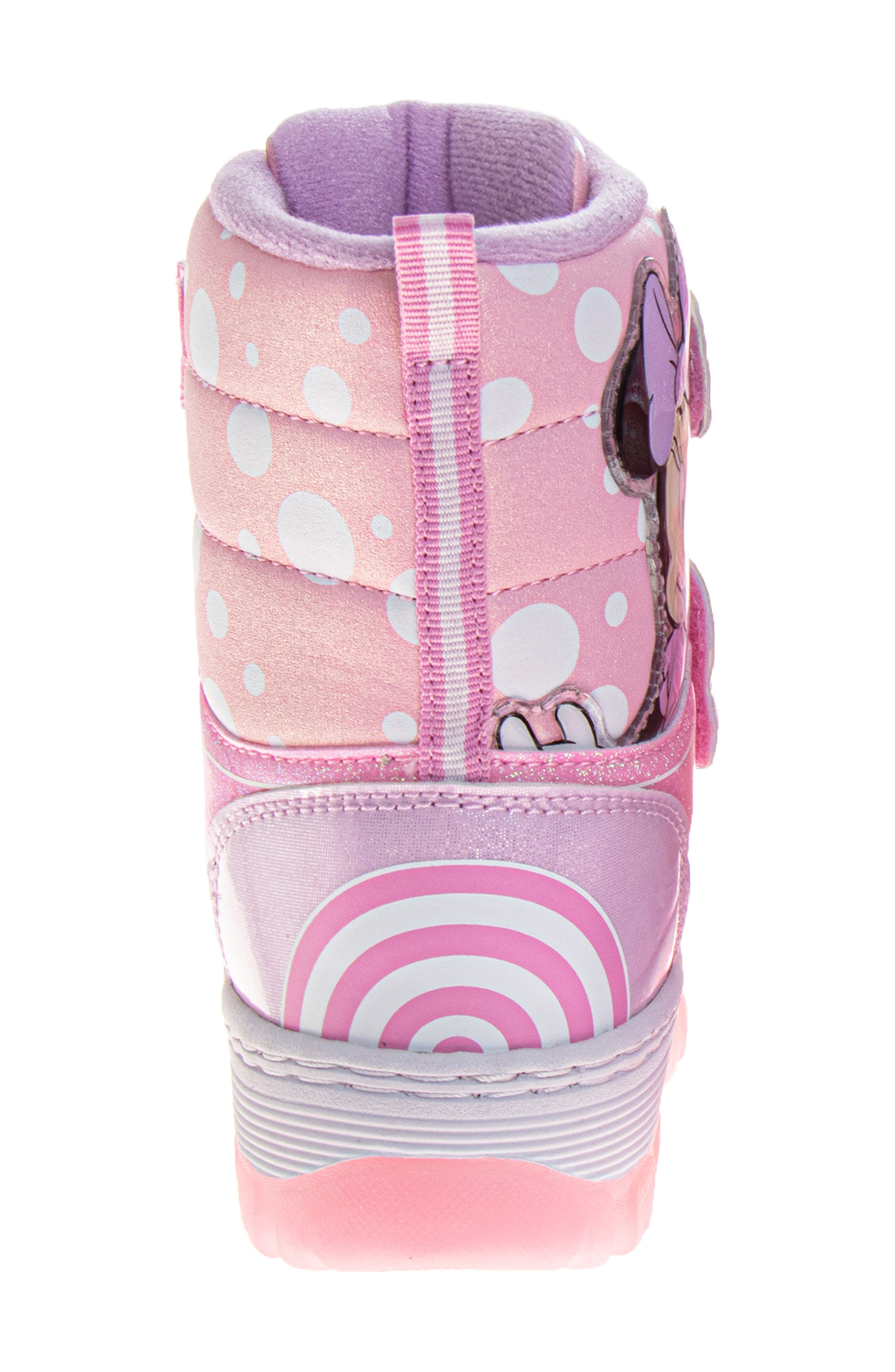 JOSMO x Disney Kids' Minnie Mouse Snow Boot, Alternate, color, Pink