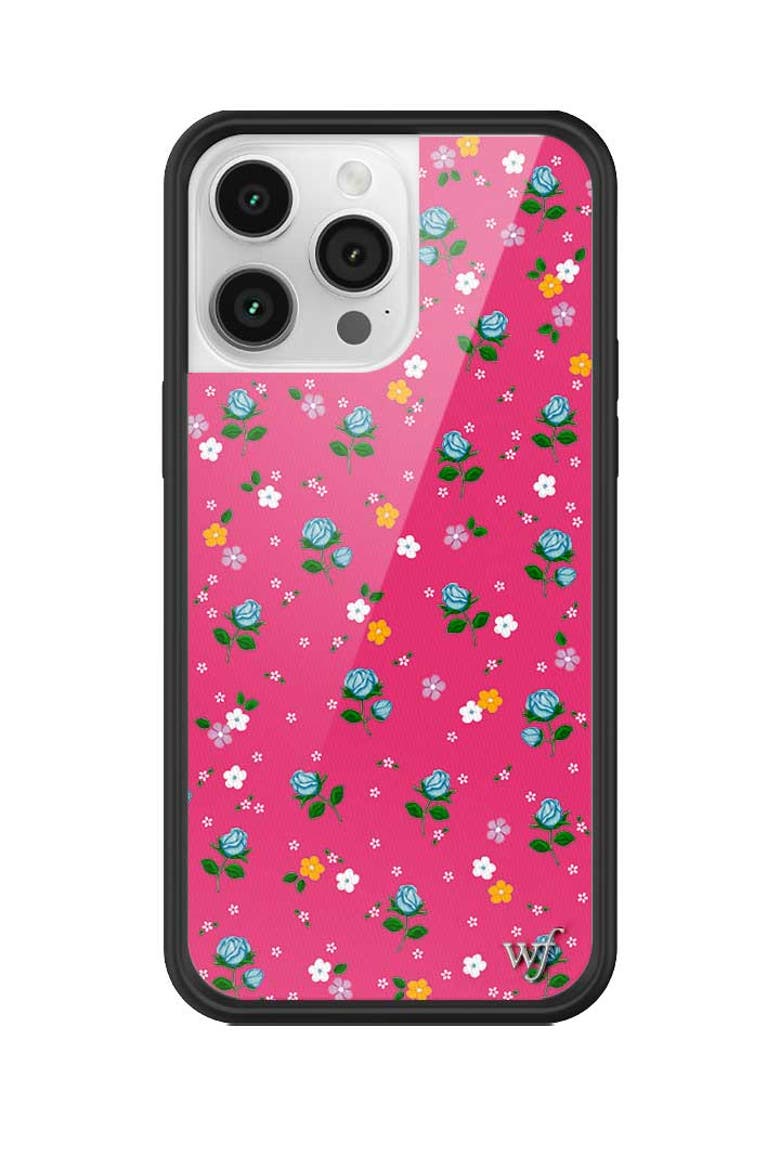 Pink Dainty Florals iPhone Case, Alternate, color, Pink