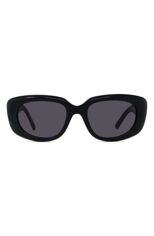 Givenchy Gv Day 54mm Geometric Sunglasses In Black