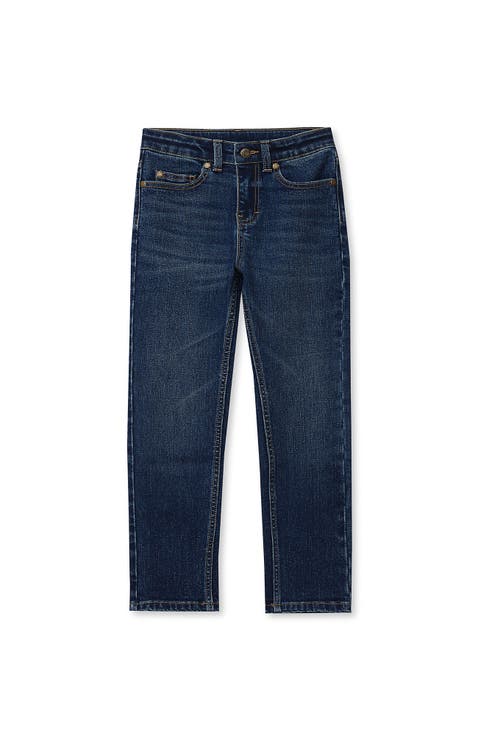 Boys 5 Pocket Iron Knee Lined Jeans