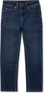 Lands' End Boys 5 Pocket Iron Knee Lined Jeans