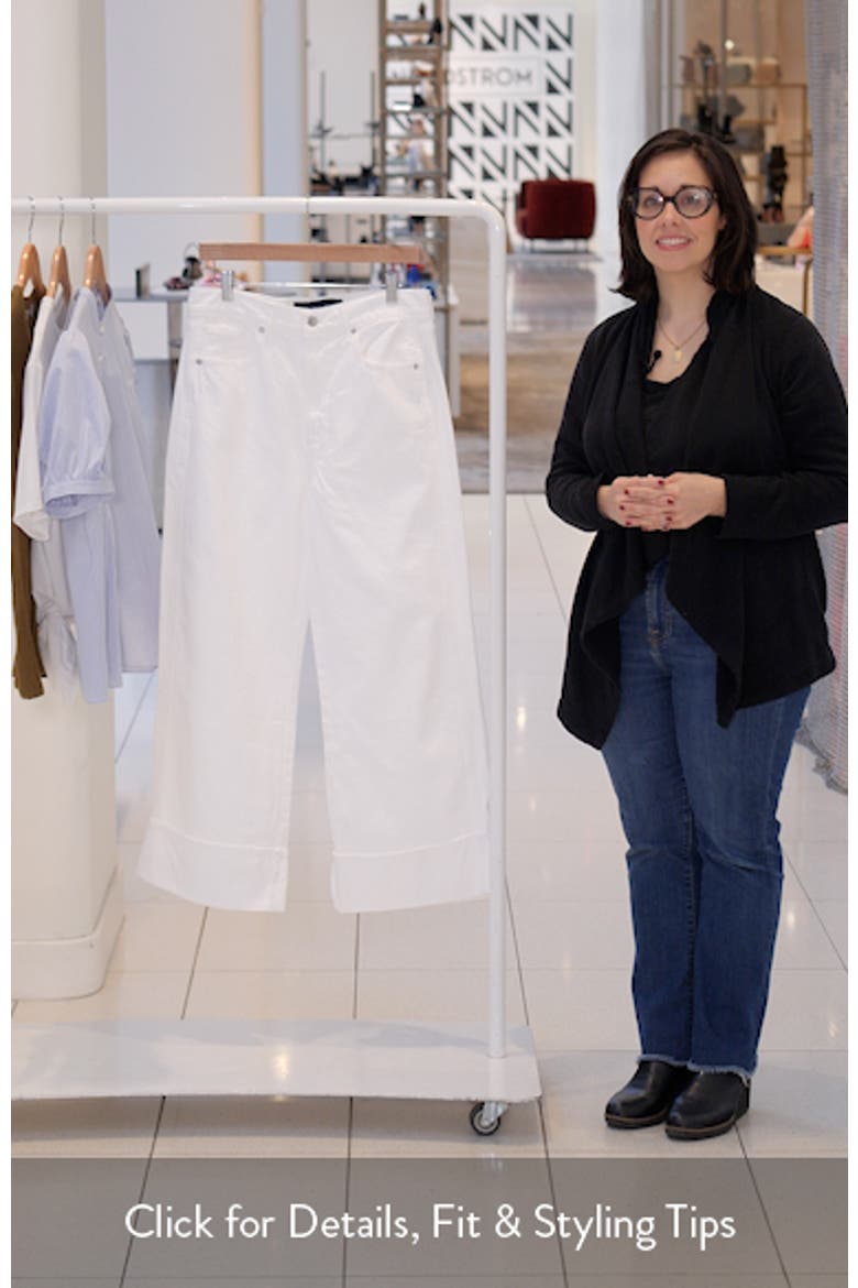 Taylor High Waist Crop Wide Leg Jeans video