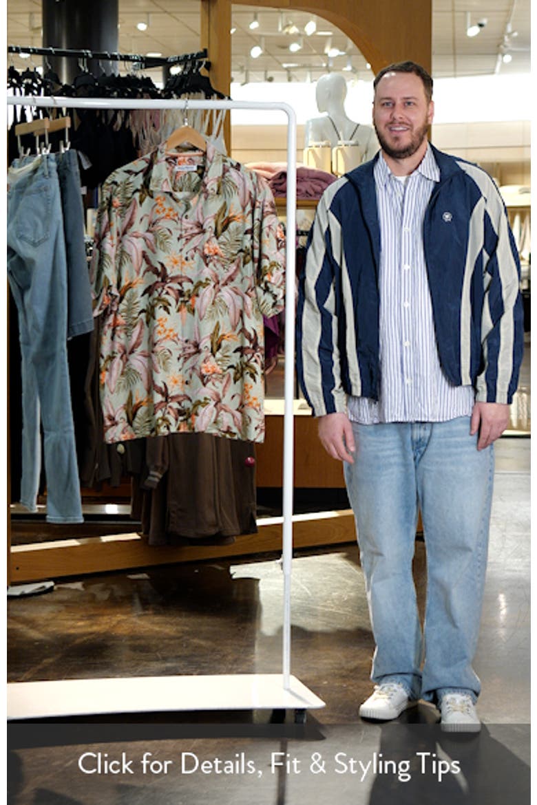 Jaded Blooms Short Sleeve Silk Button-Up Shirt video