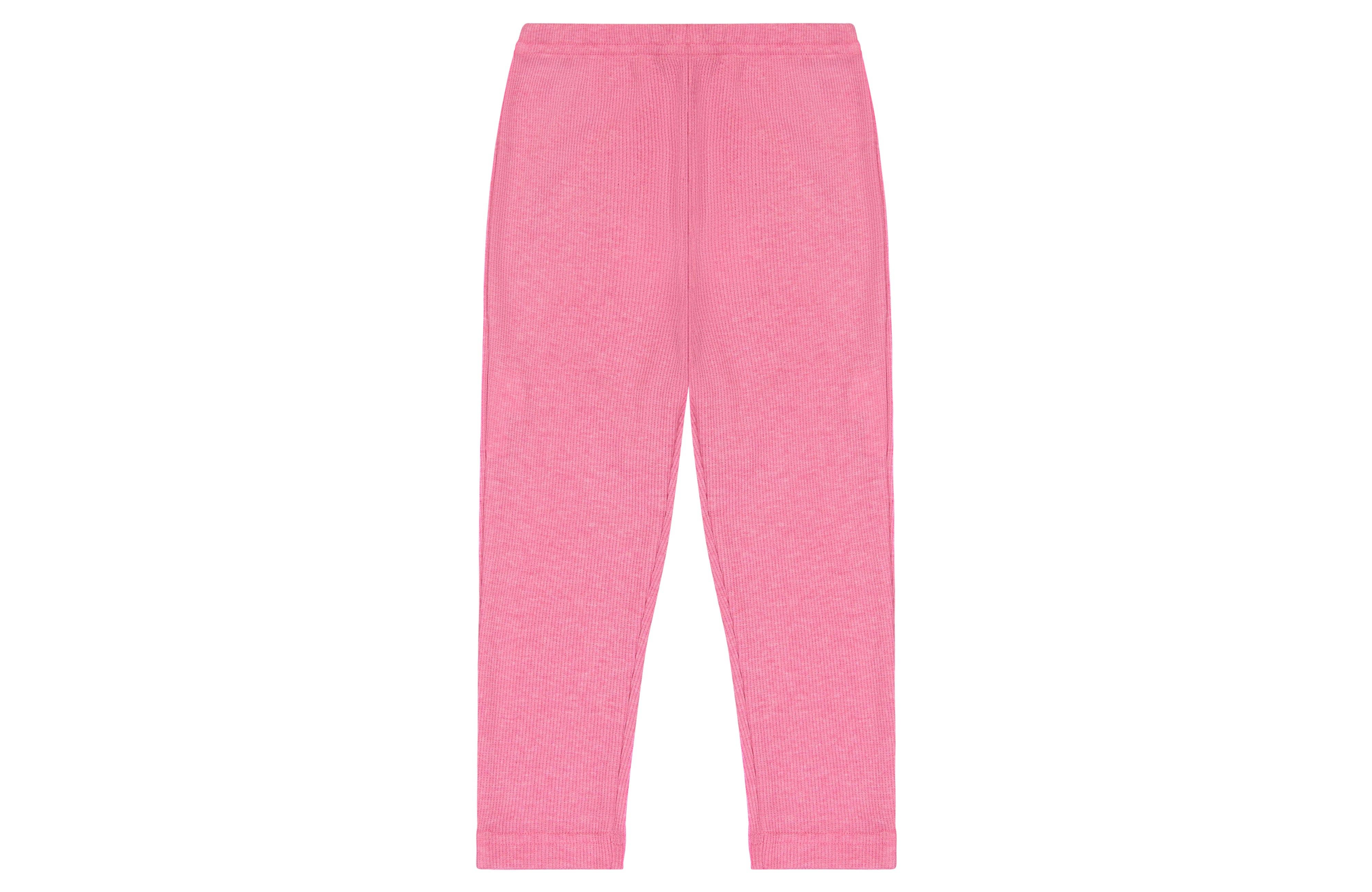 selected pink ribbed knit