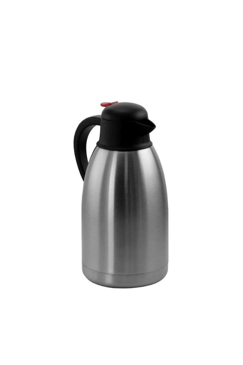 2.11 Quart Stainless Steel Thermal Beverage Carafe for Coffee and Tea, Alternate, color, Silver