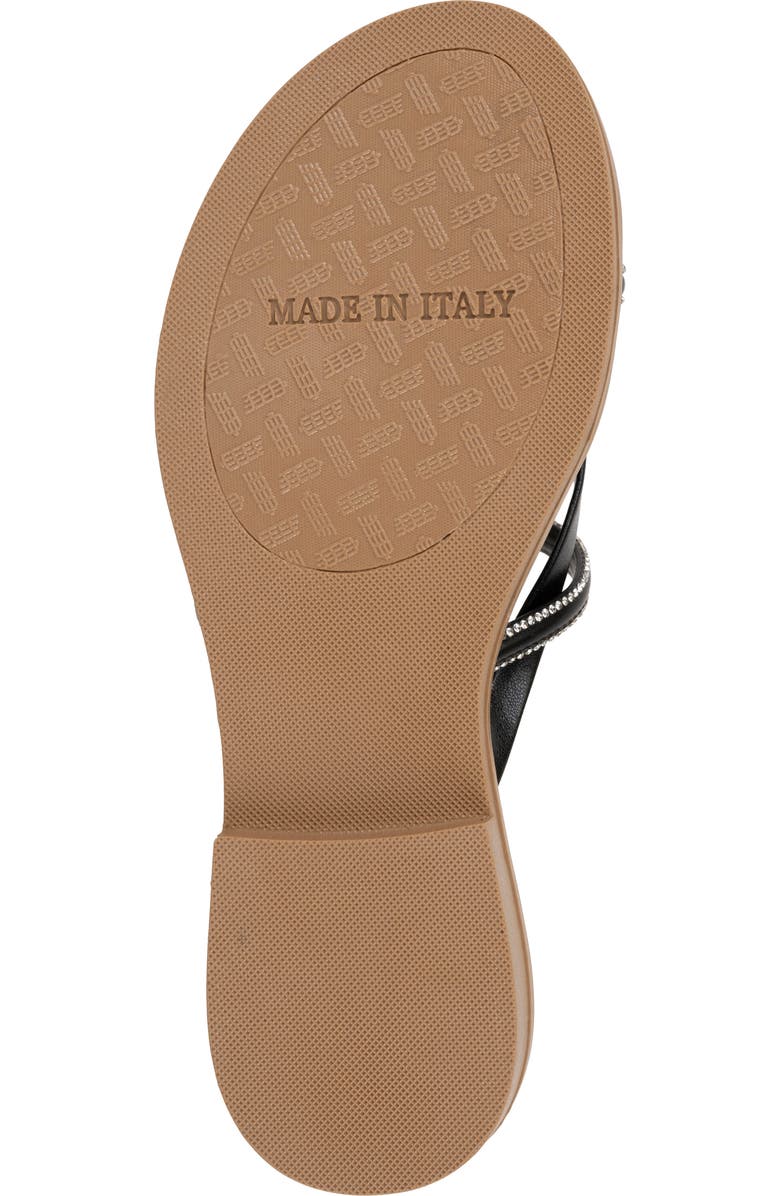 ITALIAN SHOEMAKERS Liesel Rhinestone Sandal, Alternate, color, Black