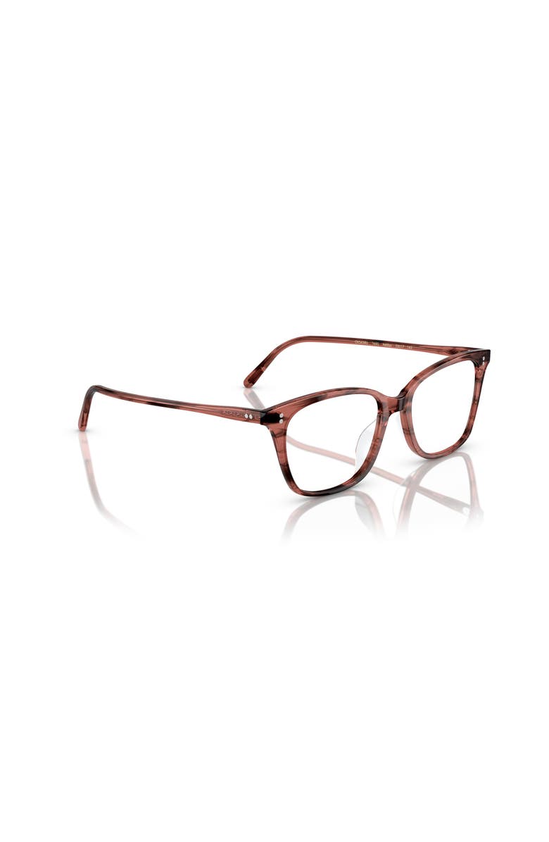 Oliver Peoples 52mm Rectangle optical glasses, Alternate, color, Red