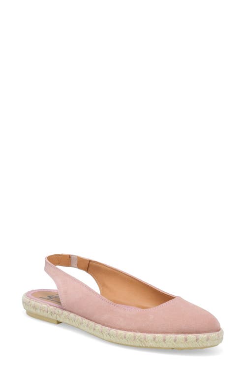 Miz Mooz Kiara Slingback Espadrille Flat In Rose