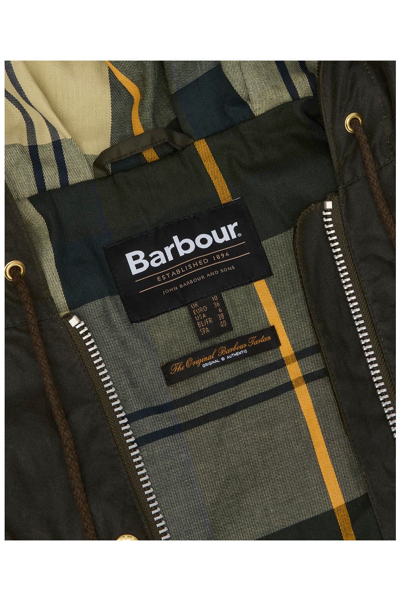 Aberford Waxed Cotton Jacket, Alternate, color, ARCHIVE OLIVE/ ANCIENT TAR