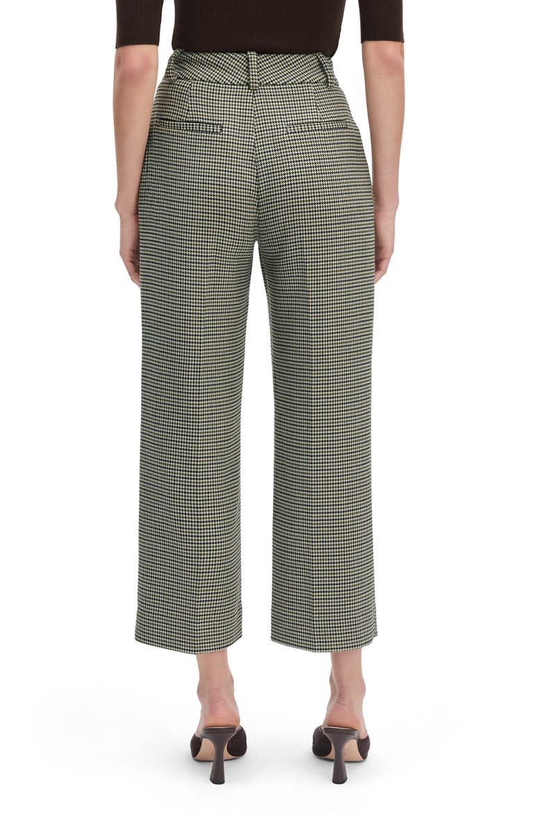 Fiona Houndstooth Ankle Straight Leg Pants, Alternate, color, CHESIRE HOUNDSTOOTH