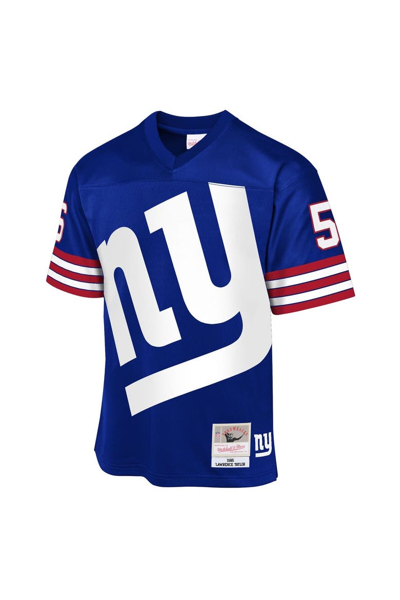 Youth Mitchell & Ness Lawrence Taylor Royal New York Giants 1986 Throwback Fashion Jersey, Alternate, color, Royal