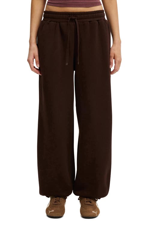 Cotton On Balloon Sweatpant In Brown