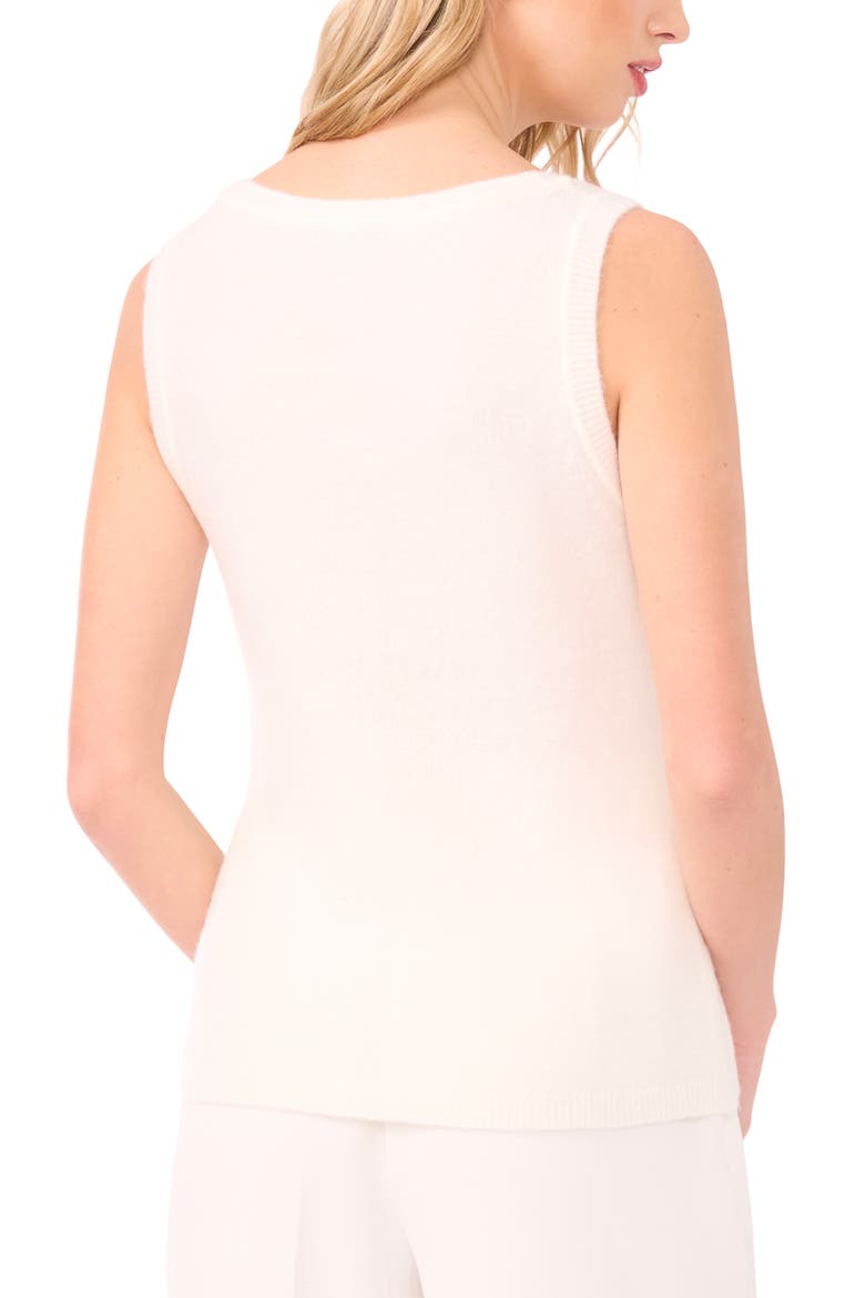 Scoop Neck Sleeveless Sweater, Alternate, color, NEW IVORY