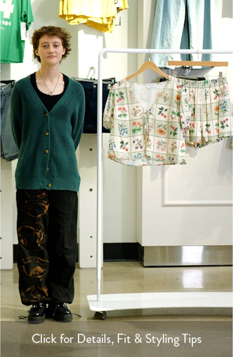 Asta Tie Front Top & Pull-On Shorts Set, sales video thumbnail