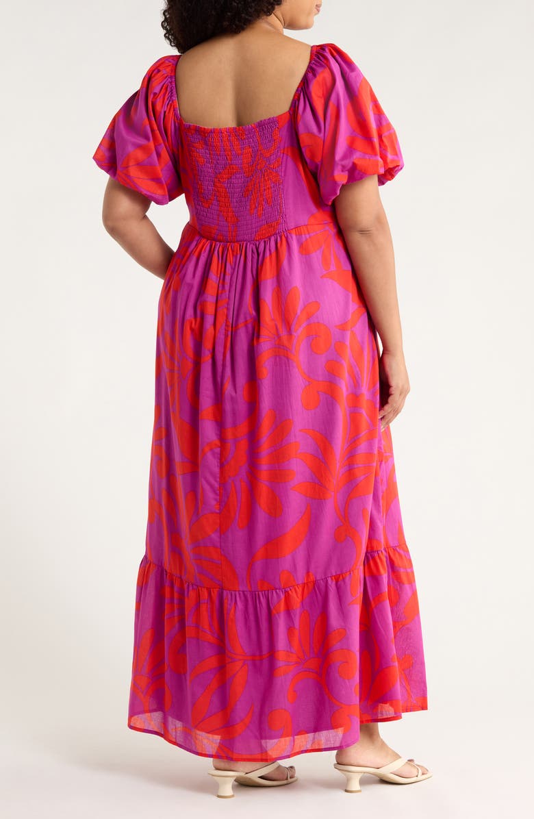 SUGARLIPS Arona Floral Xena Cotton Maxi Dress, Alternate, color,