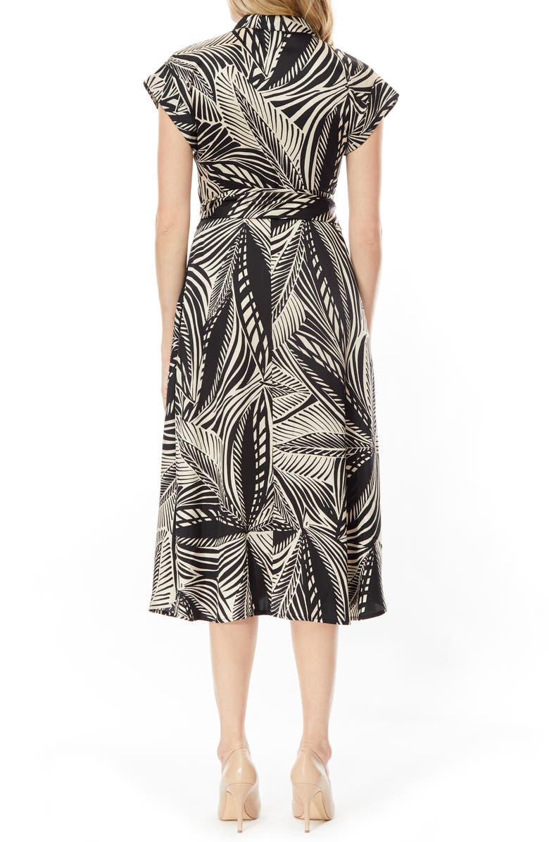 BY DESIGN Aurelia Cap Sleeve Midi Dress, Alternate, color, 