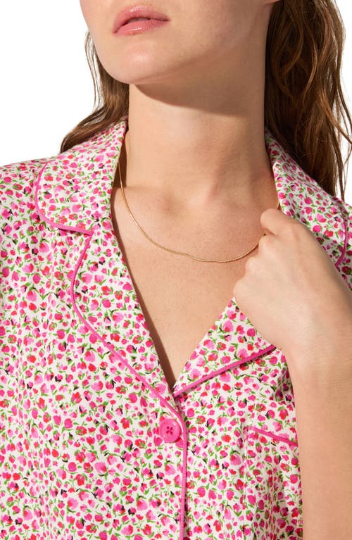 Bedhead Pajamas Print Stretch Organic Cotton Jersey Crop Pajamas