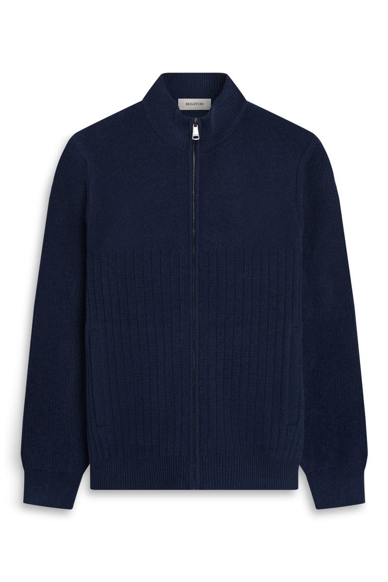 Full Zip Sweater, Alternate, color, NAVY