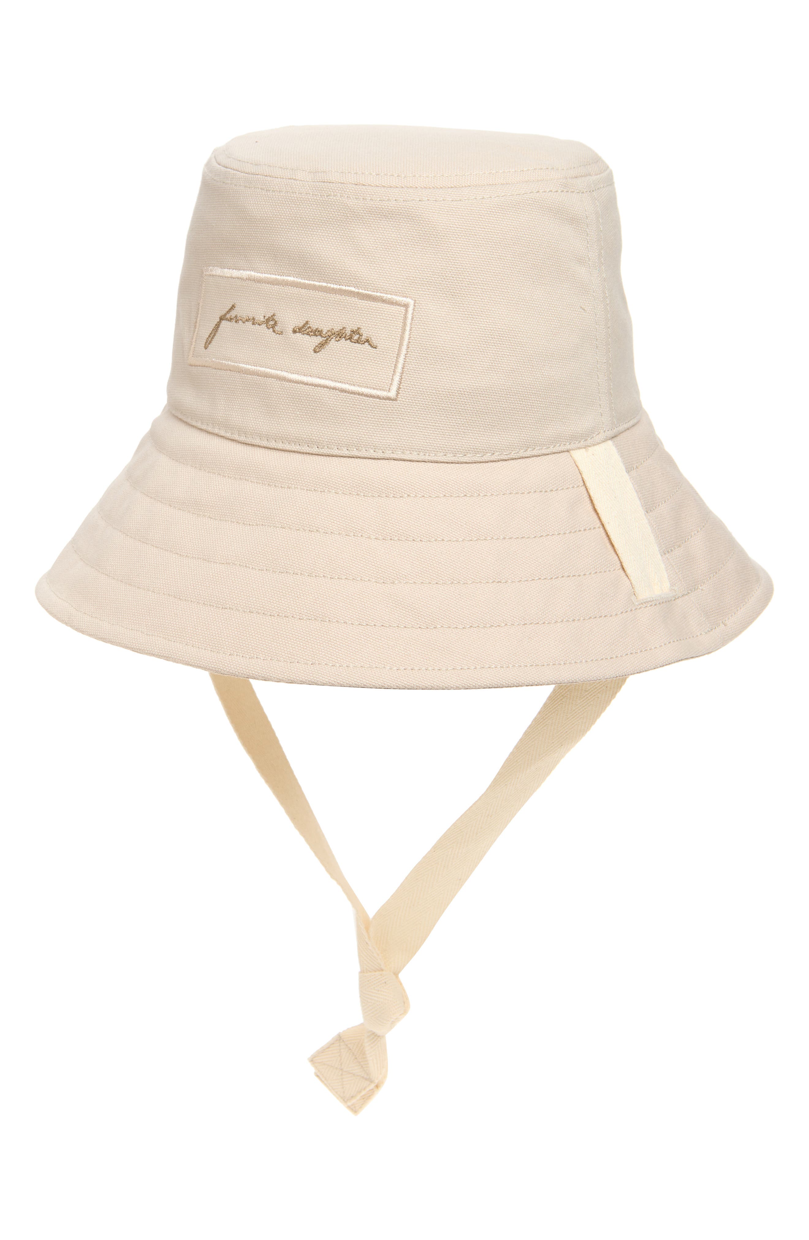 Script Cotton Bucket Hat