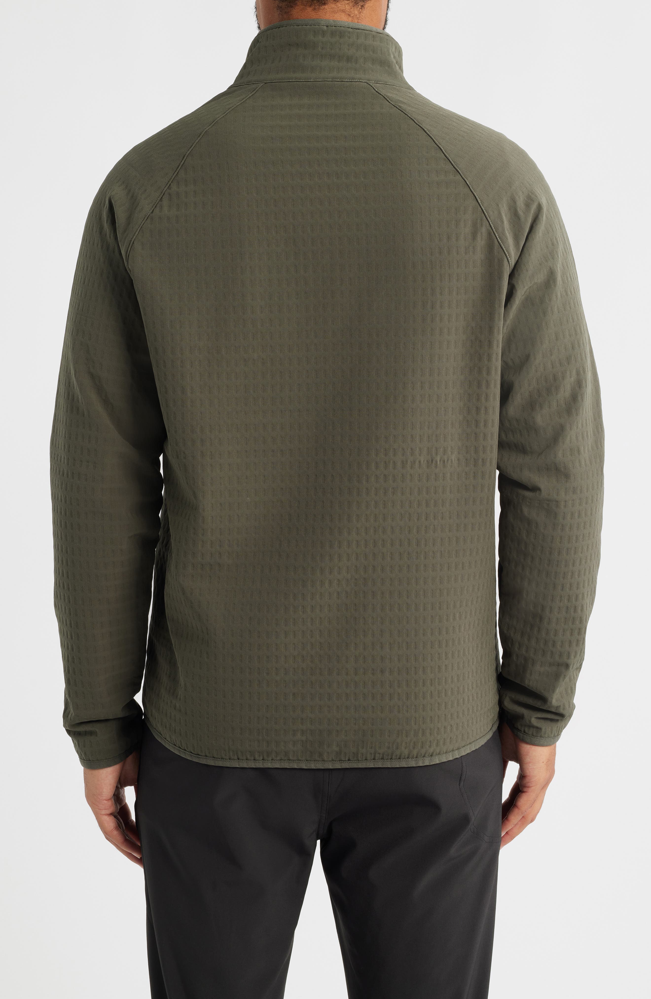 Bonded Grid Fleece Zip Jacket - image 2