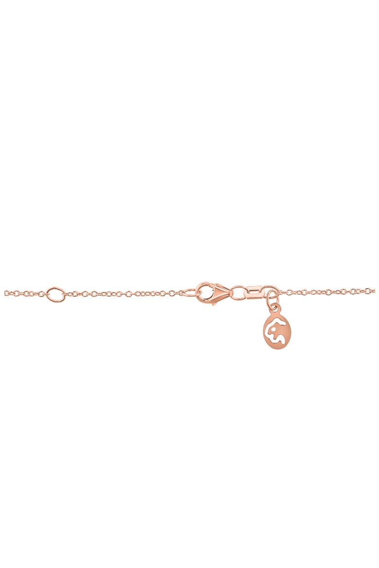 Rose Quartz & Diamond Heart Pendant Necklace - 0.08ct., Alternate, color, PINK