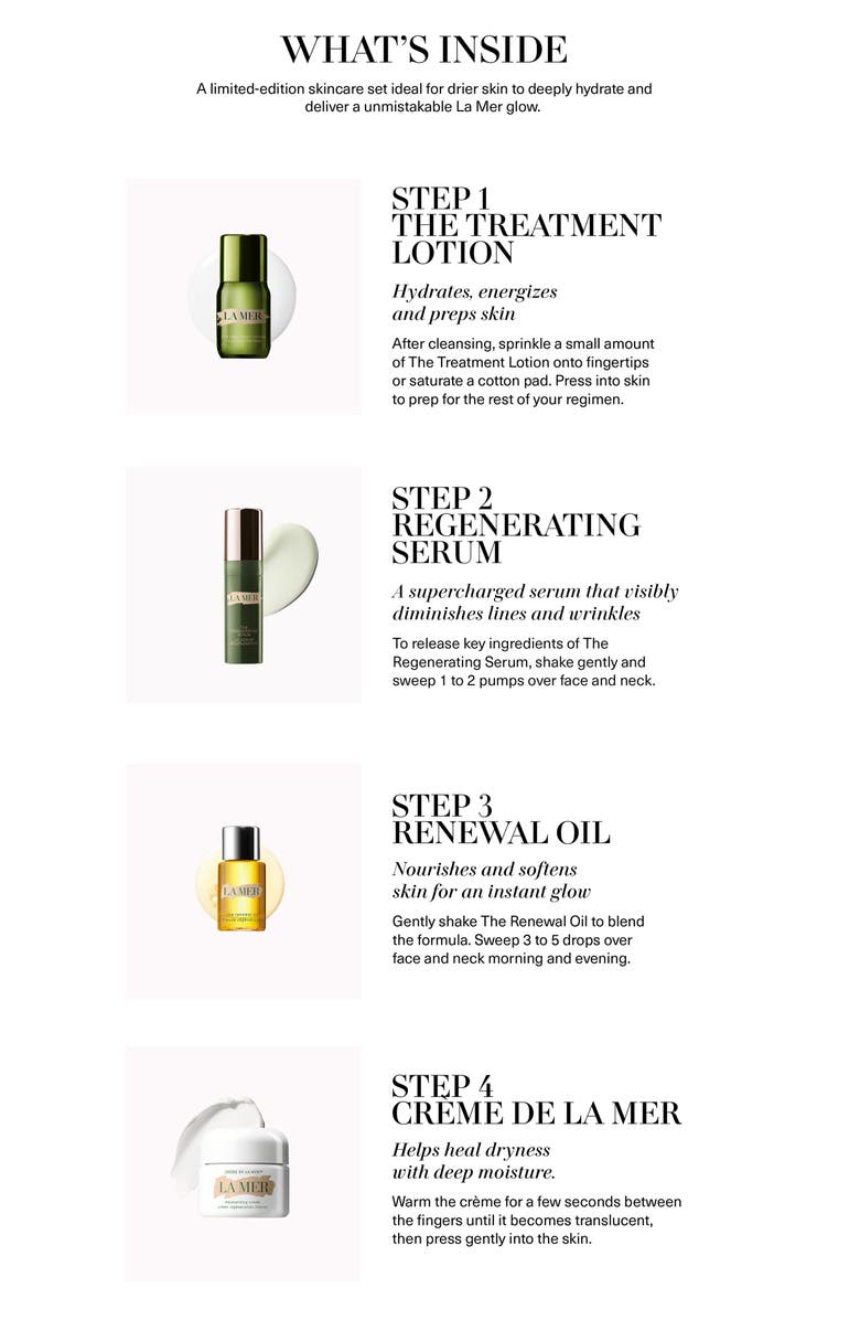 La Mer The Glowing Renewal Collection Set (Nordstrom Exclusive) USD $187 Value, Alternate, color,