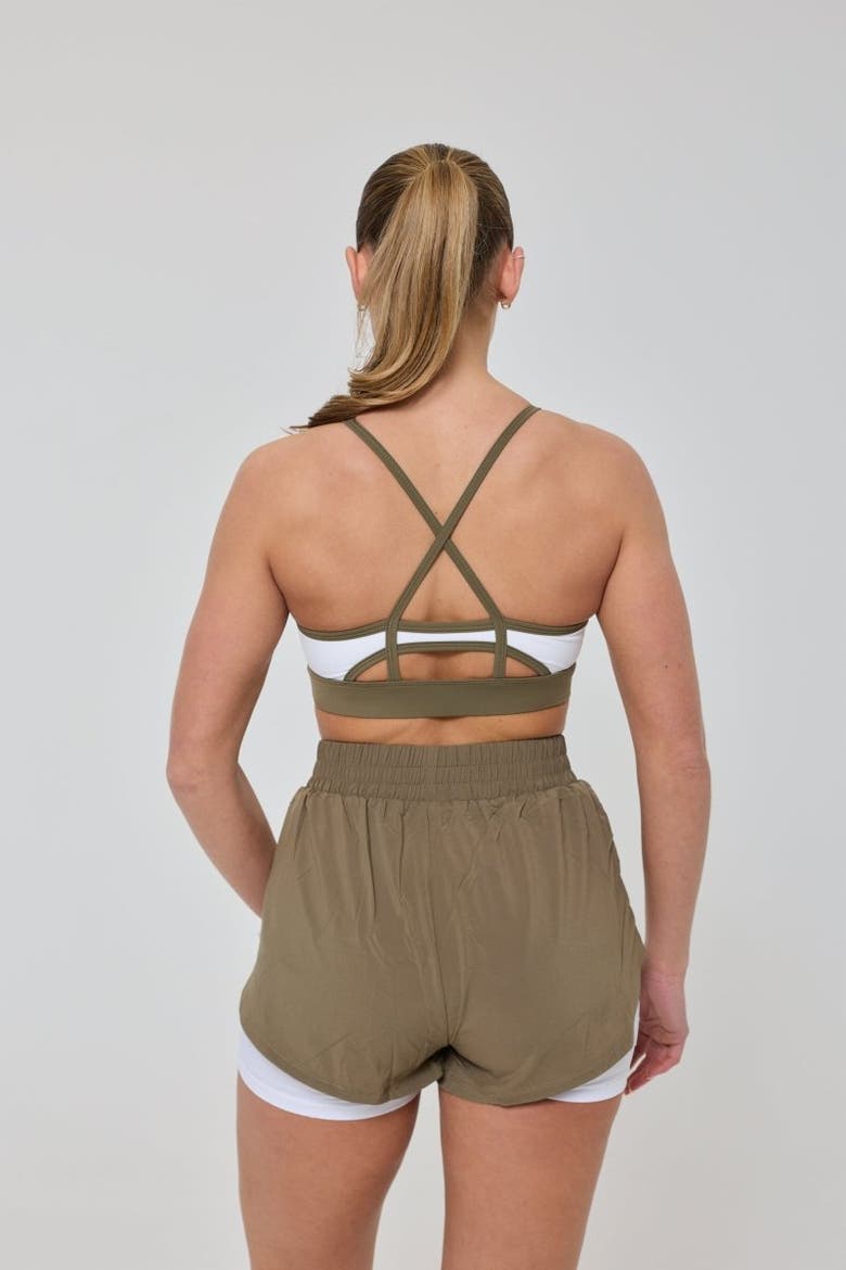 Elite 2 in 1 Running Shorts - Khaki, Alternate, color, Khaki