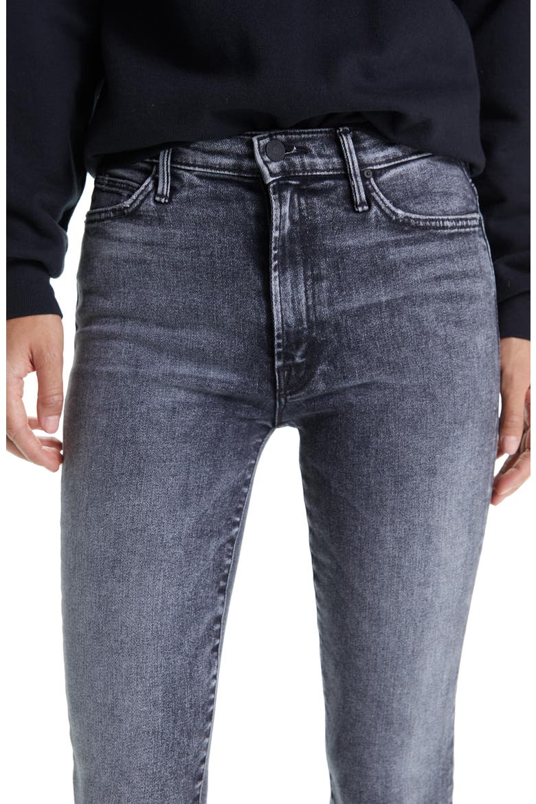 The Rascal High Waist Frayed Ankle Slim Jeans, Alternate, color, TRAIN STOPS