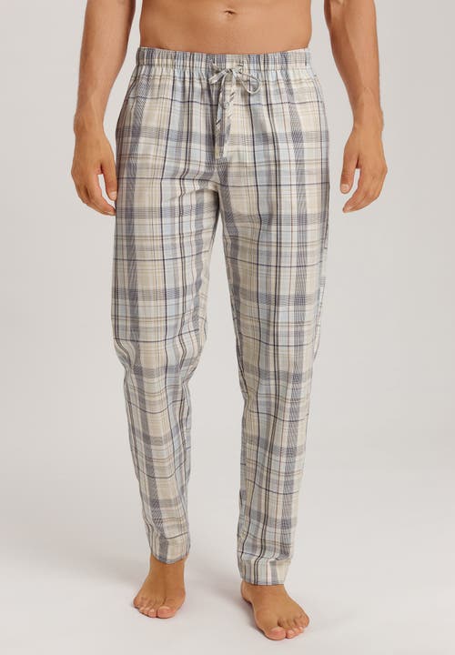 Hanro Night And Day Cotton Woven Pajama Pants In Multi