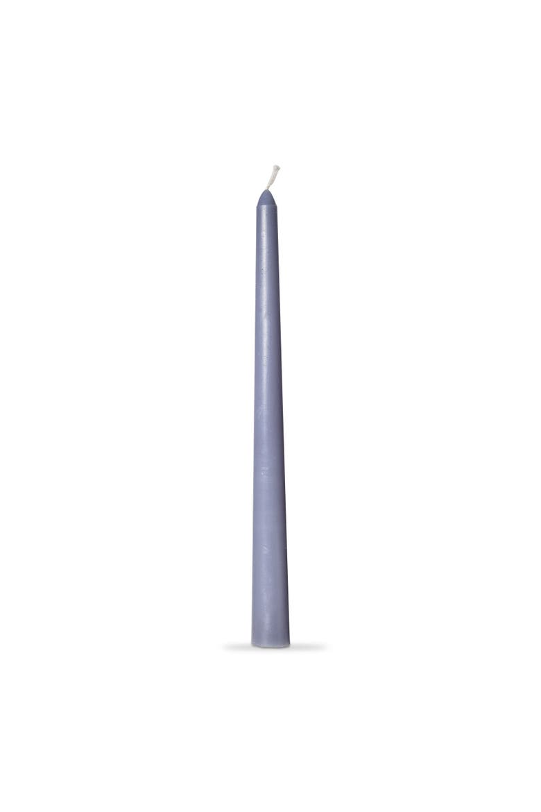 Slate Blue Taper Candles Set of 4 Unscented Smokeless, Alternate, color, Blue