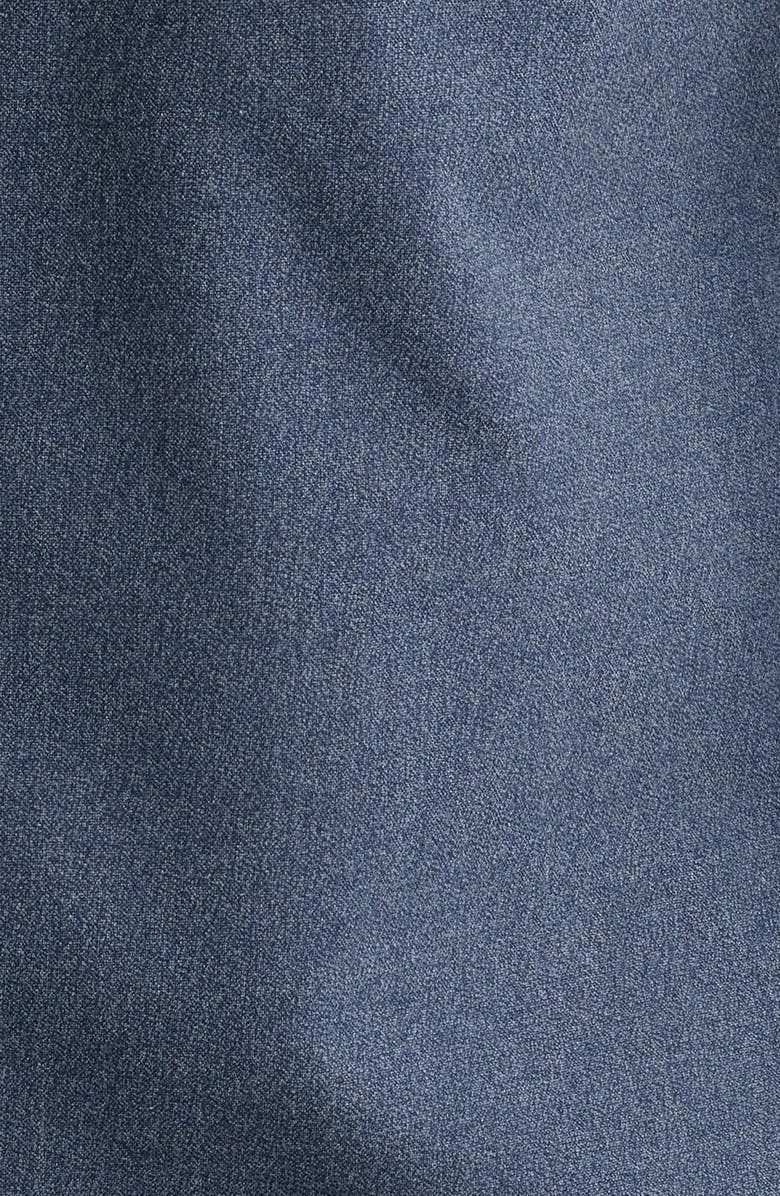 Mizzen+Main City Trim Fit Solid Stretch Flannel Button-Down Shirt, Alternate, color,