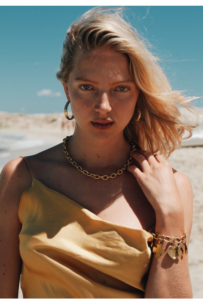 Rooney Bracelet, Alternate, color, Gold