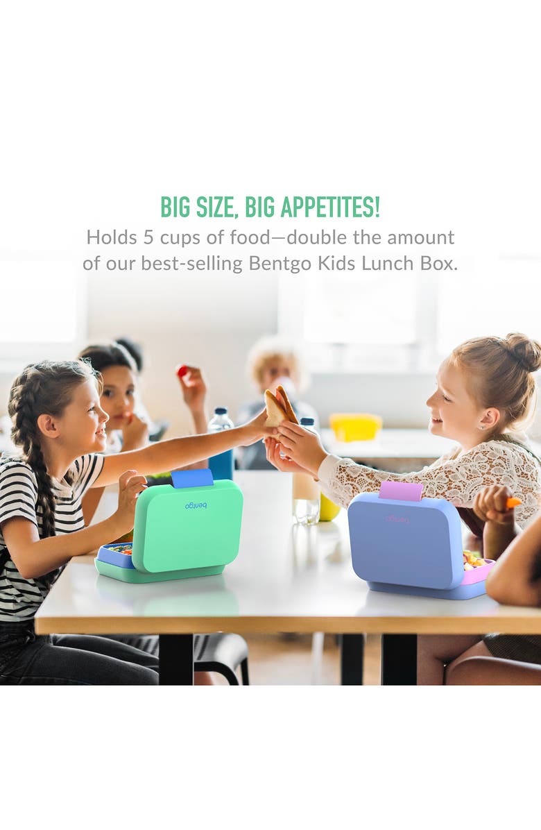 BENTGO Pop Lunch Box - Coral/Teal, Alternate, color, Green Blue