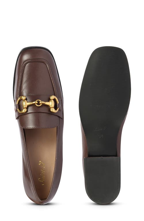 Saint G Abelia Bit Loafer Pump In Coffee