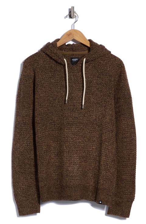 Milo Marled Thermal Stitch Hooded Sweater